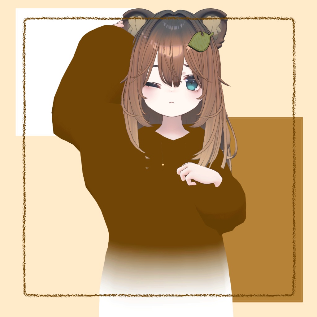 【発売記念セール】こごみちゃん対応パーカー