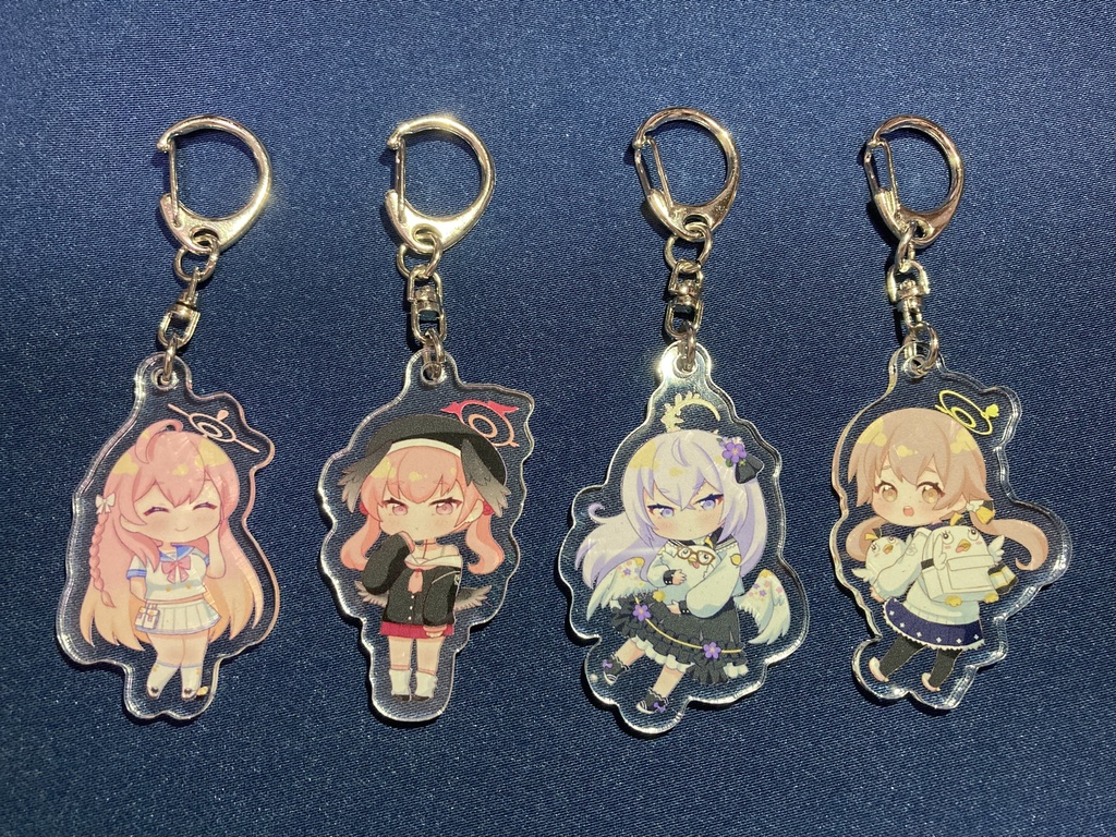 補習授業部 ブルアカアクリルキーホルダー(55mmサイズ)