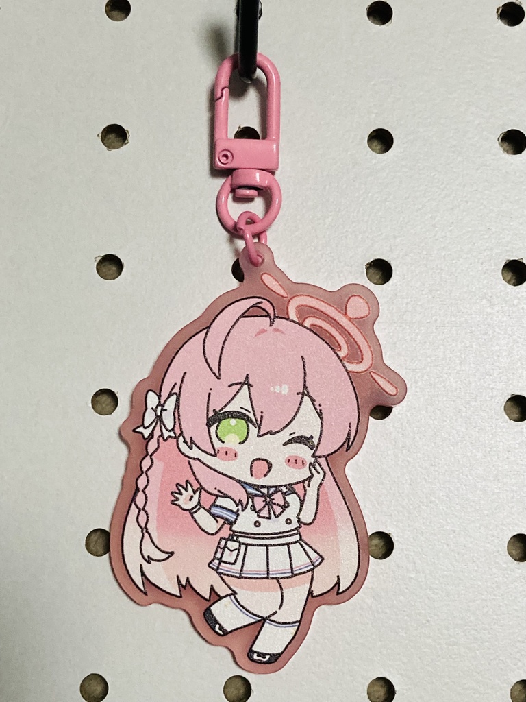 カラーアクリルキーホルダー(約75mmサイズ)