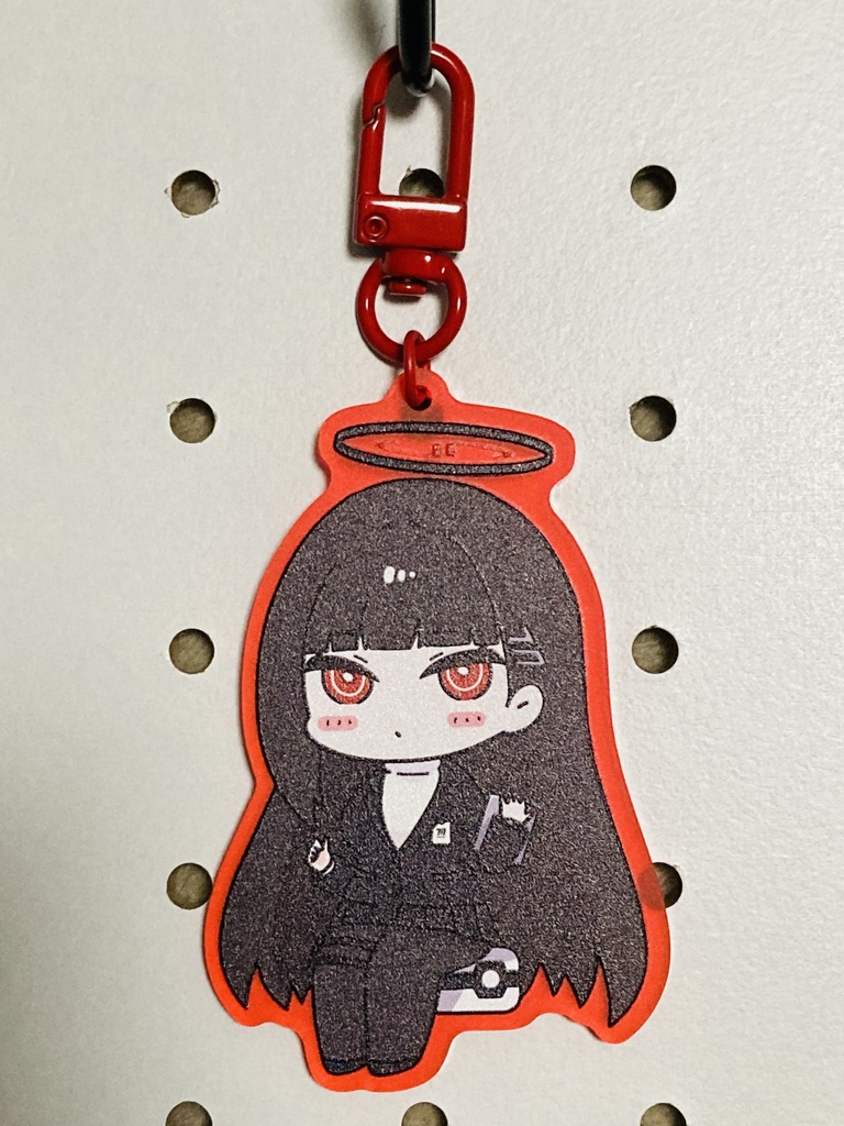 カラーアクリルキーホルダー(約75mmサイズ)