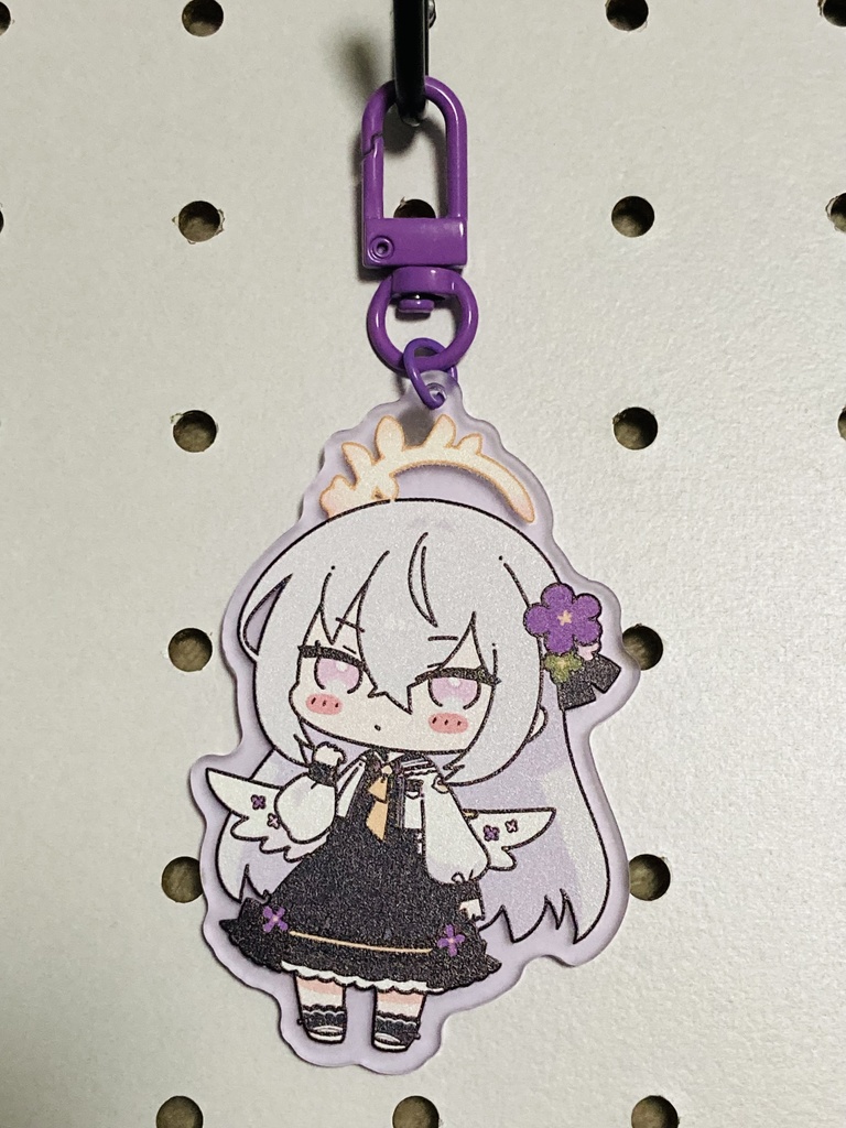 カラーアクリルキーホルダー(約75mmサイズ)