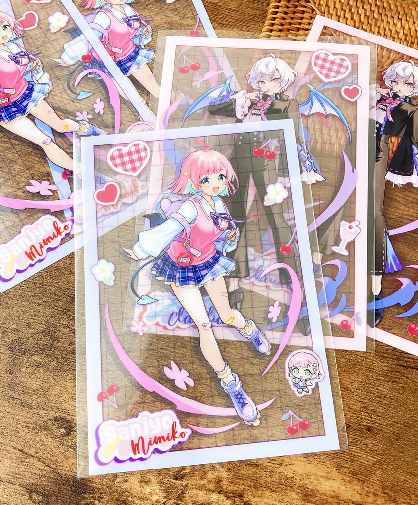 【T♥J】クリアポストカード