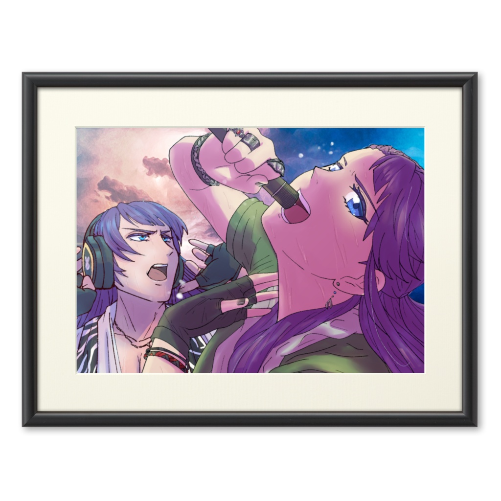 レイナム兄妹の複製画