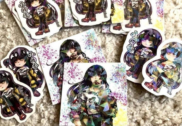 《一次創作》ホログラムラベルシール詰め合わせ《小椿香》