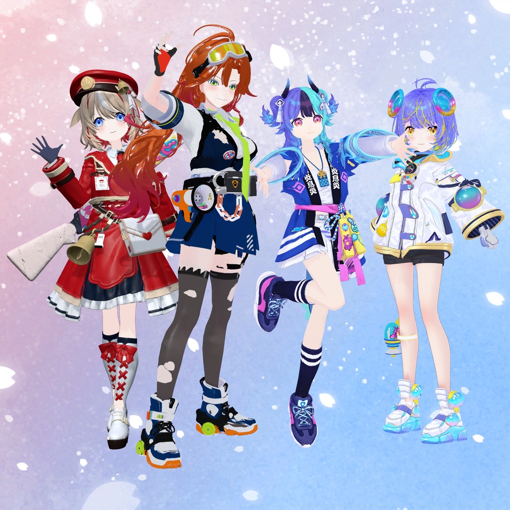 アソビまわり隊４人セットPMX