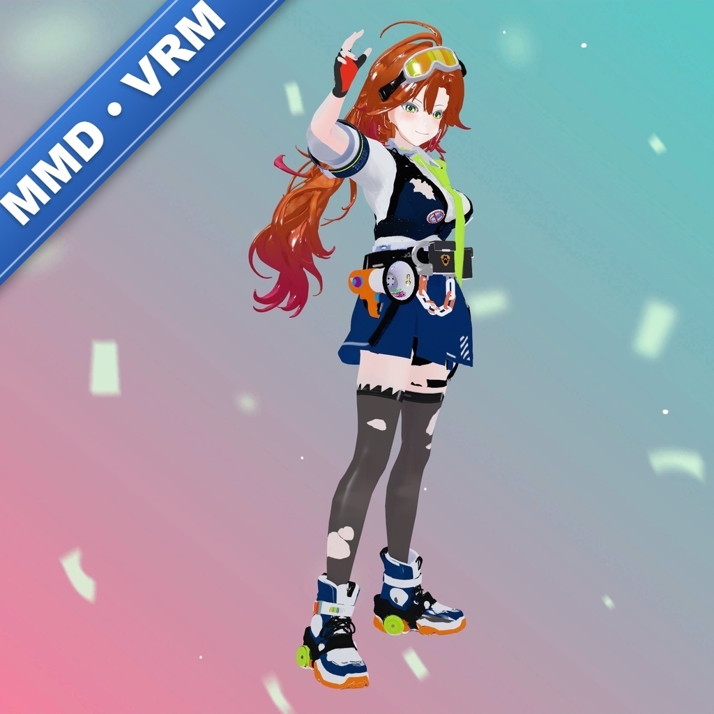 百灯キョーコ（VRM)(PMX)2種セット