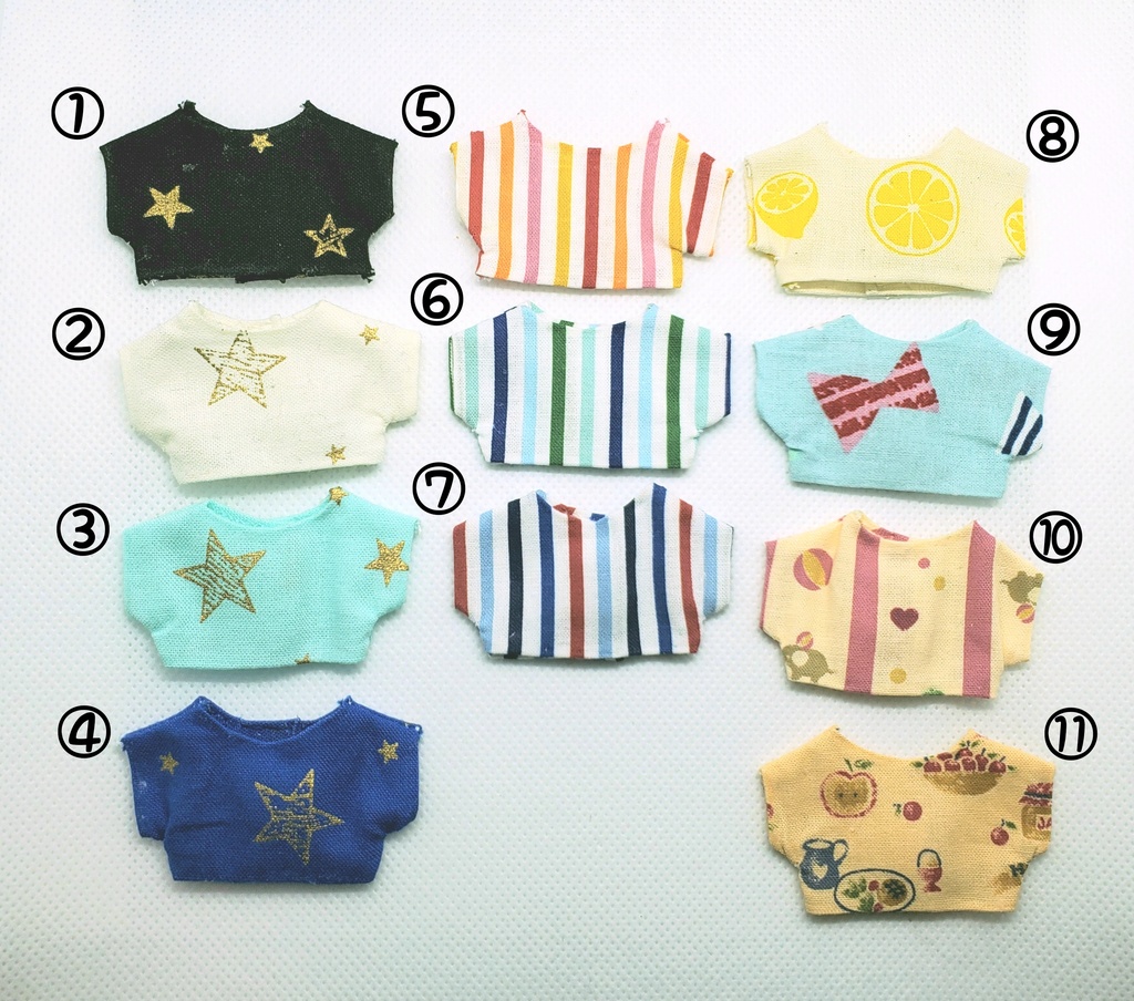 ぬい服 柄Tシャツ