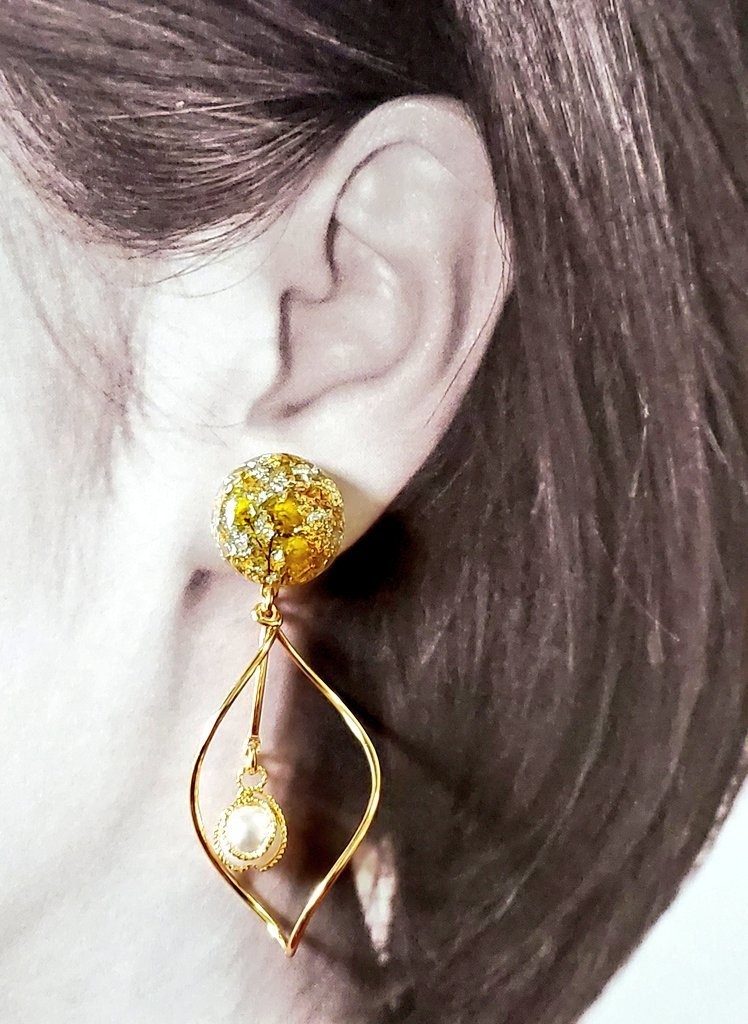 ドライフラワーピアス・イヤリング