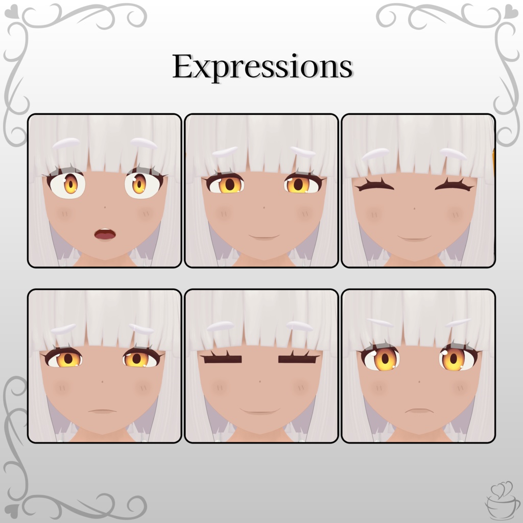 オリジナル3Dモデル「ミルフィーユ」(無料)/ Free Original 3D Model 「Mille 'Mire' Feuille」