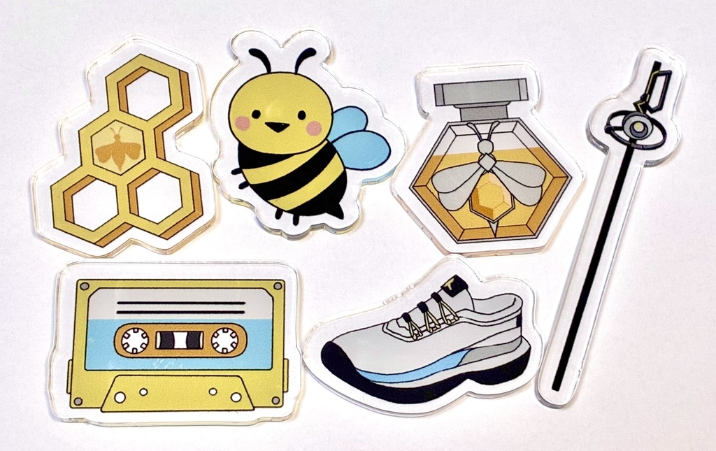 【非公式】めちゃつえーアクリルフレーク(6個入)