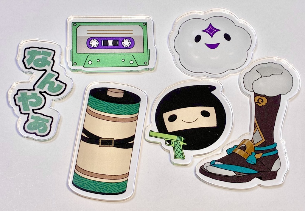 【非公式】めちゃつえーアクリルフレーク(6個入)