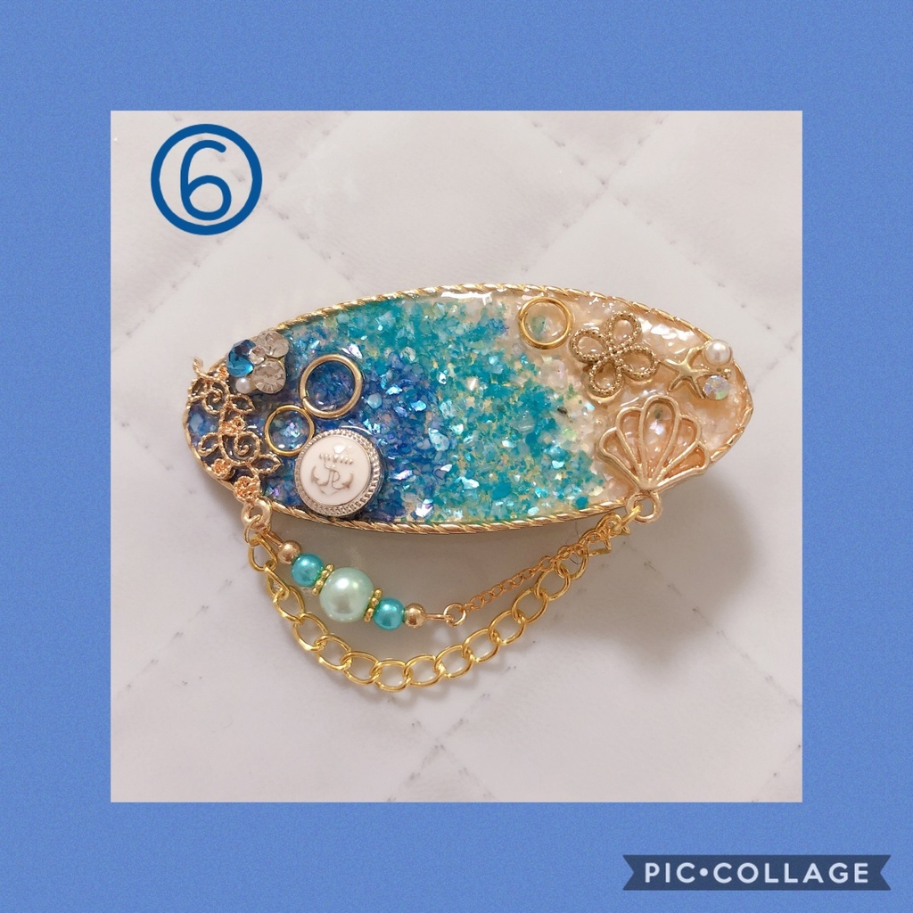 ツイステ風ヘアクリップ