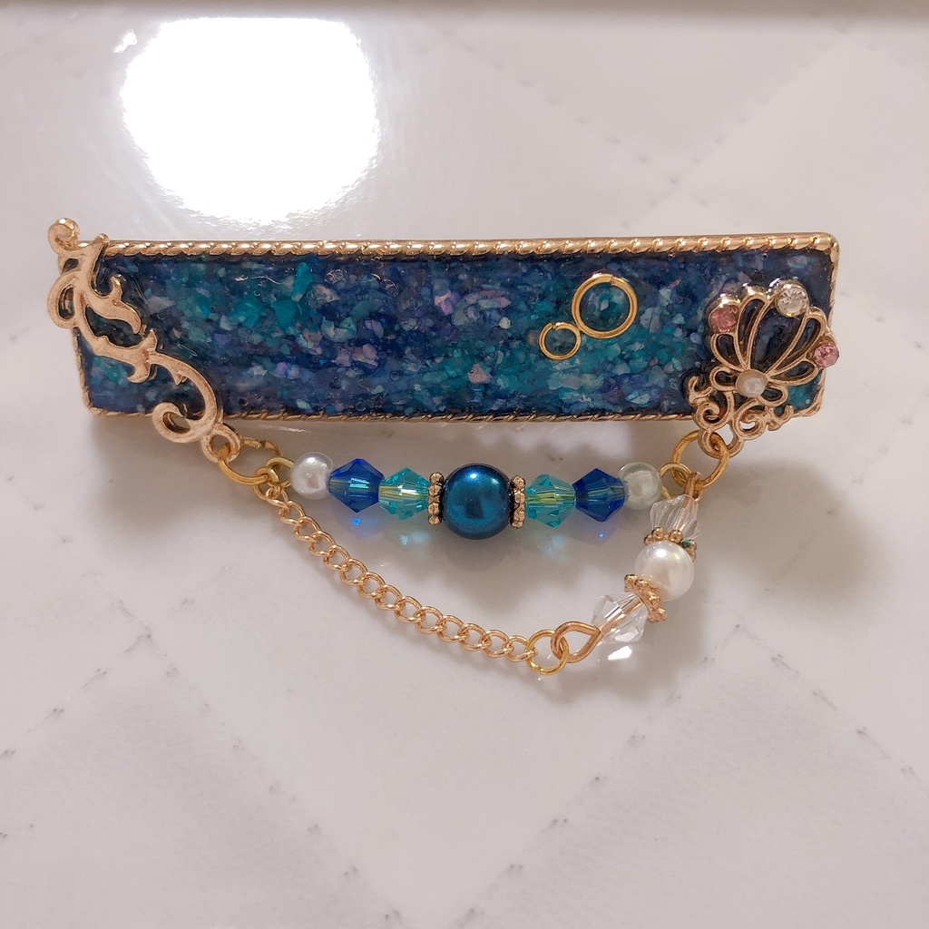 ツイステ風ヘアクリップ