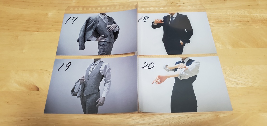 Suits postcard