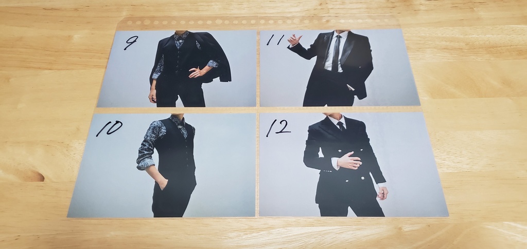 Suits postcard