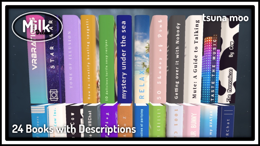 24 Books with Description (本)