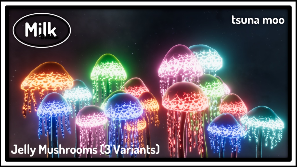 Jelly Mushroom Pack 2.1 with AudioLink Support (クラゲキノコ)