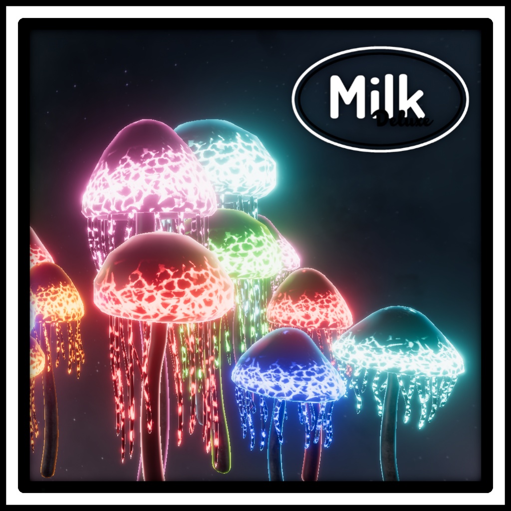 Jelly Mushroom Pack 2 with AudioLink Support (クラゲキノコ)