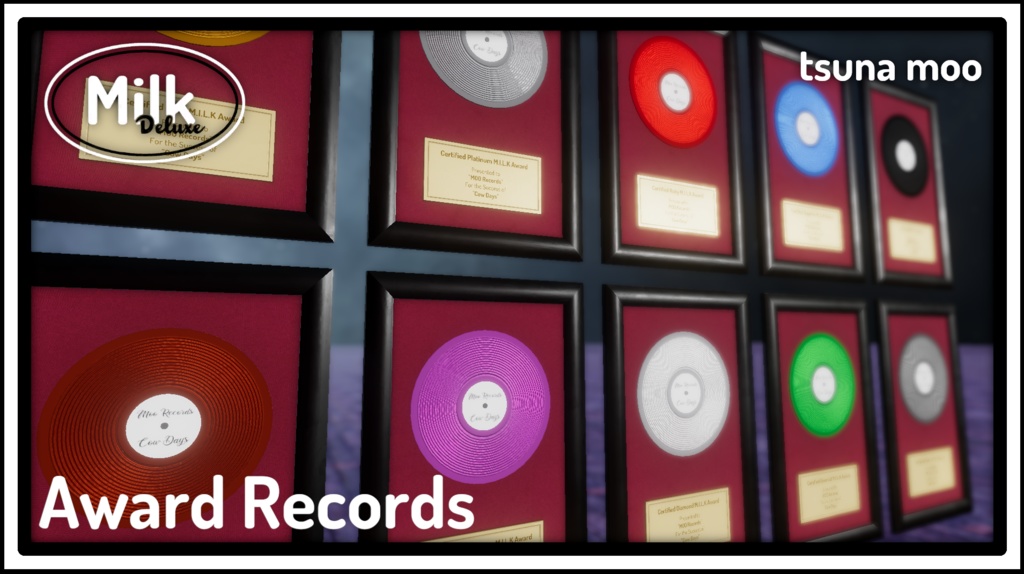 Award Records 1.2 (レコード大賞) - Milk Deluxe - BOOTH