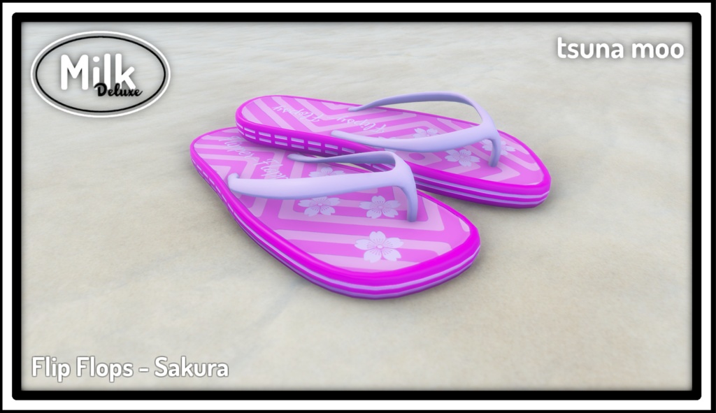 Flip Flops - 4 Variants (ビーチサンダル)