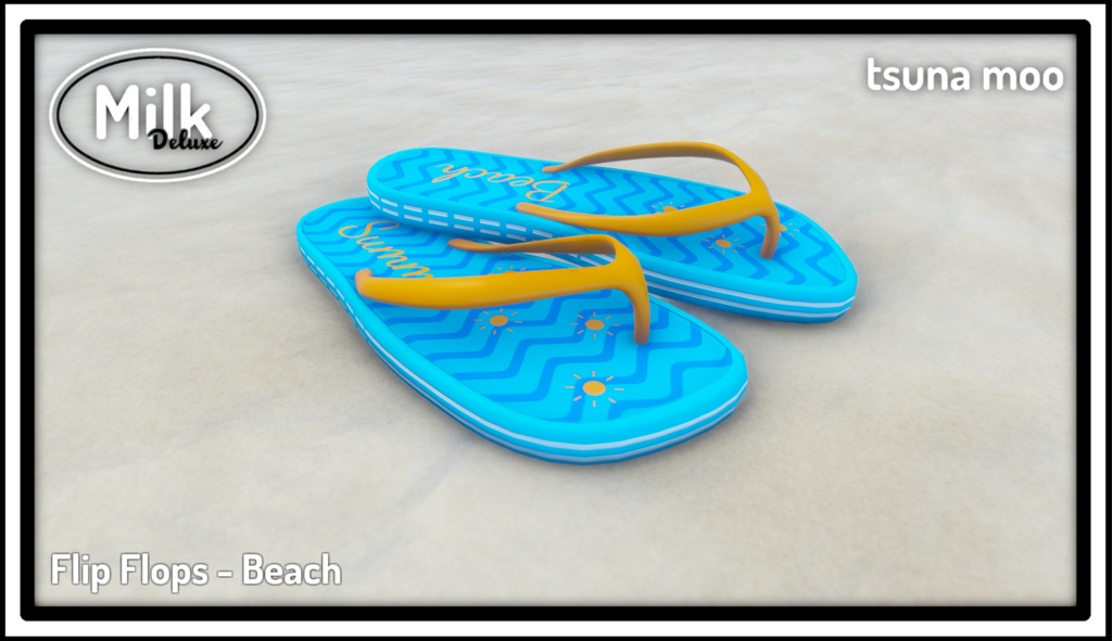 Flip Flops - 4 Variants (ビーチサンダル)