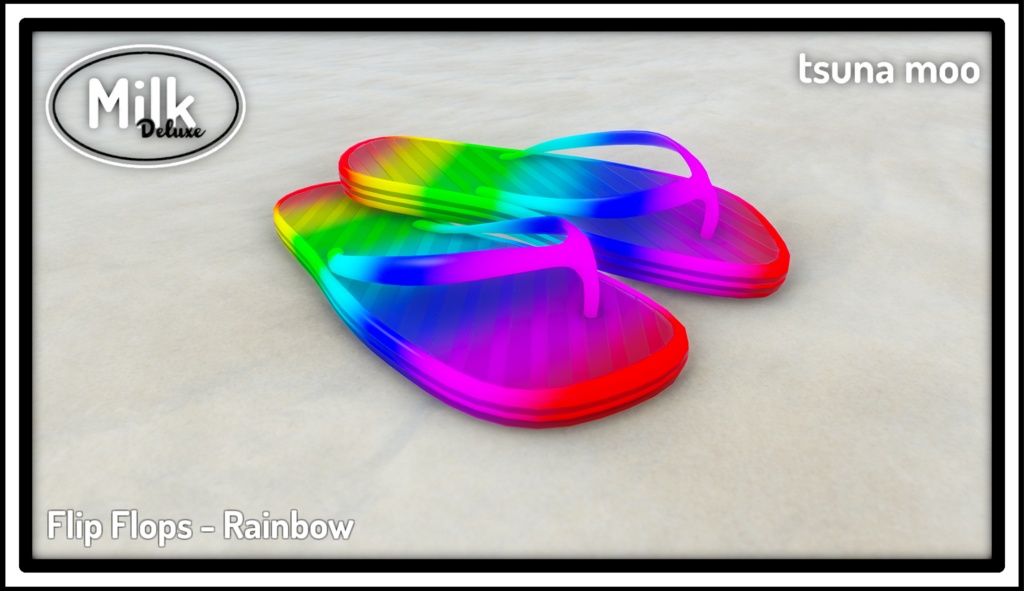 Flip Flops - 4 Variants (ビーチサンダル)