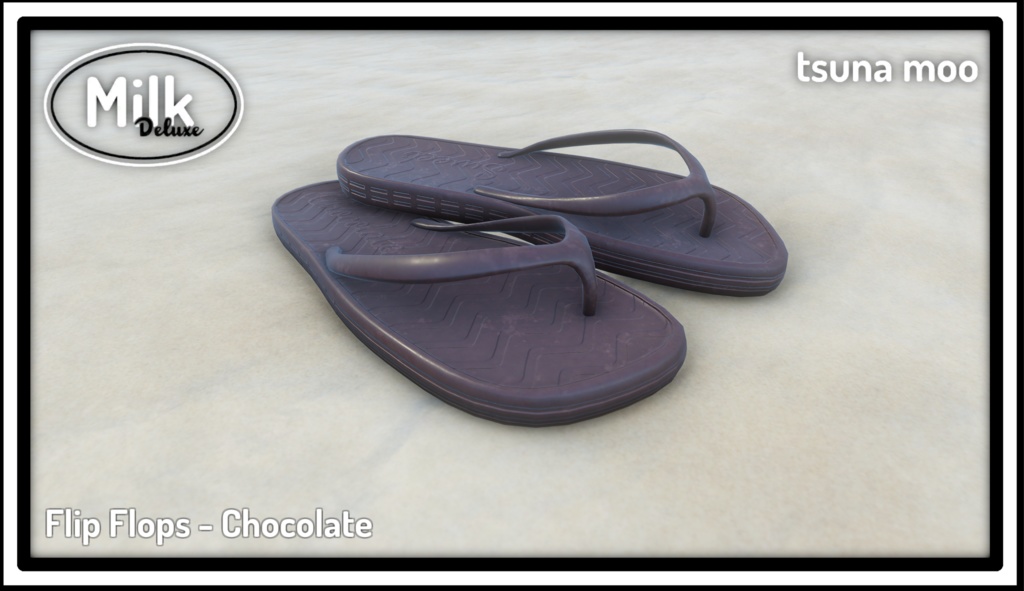 Flip Flops - 4 Variants (ビーチサンダル)