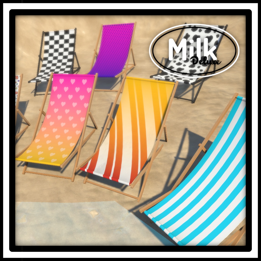 Beach Chair - 7 Variants (ビーチチェア)