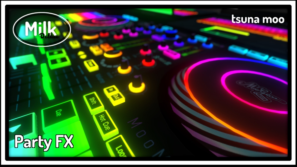 Party FX - AudioLink Shader 1.5.2 (シェーダー)