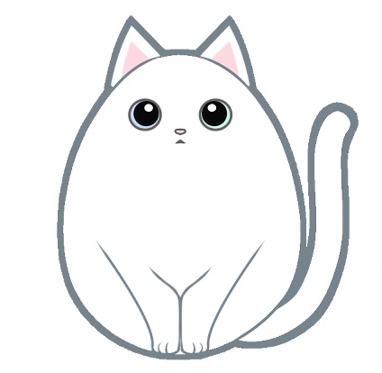 ころねこ井戸端会議時計Aホワイト