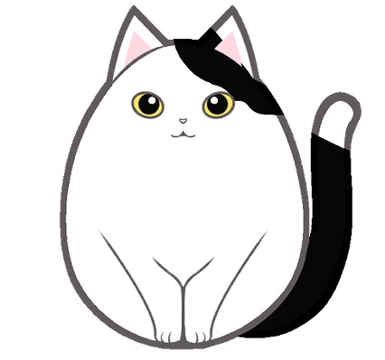 ころねこ井戸端会議時計Bブラウン