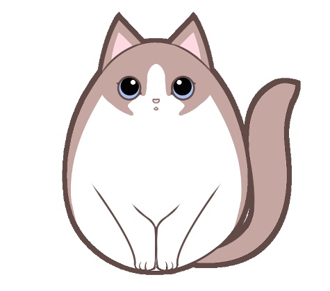 ころねこ井戸端会議時計Bホワイト