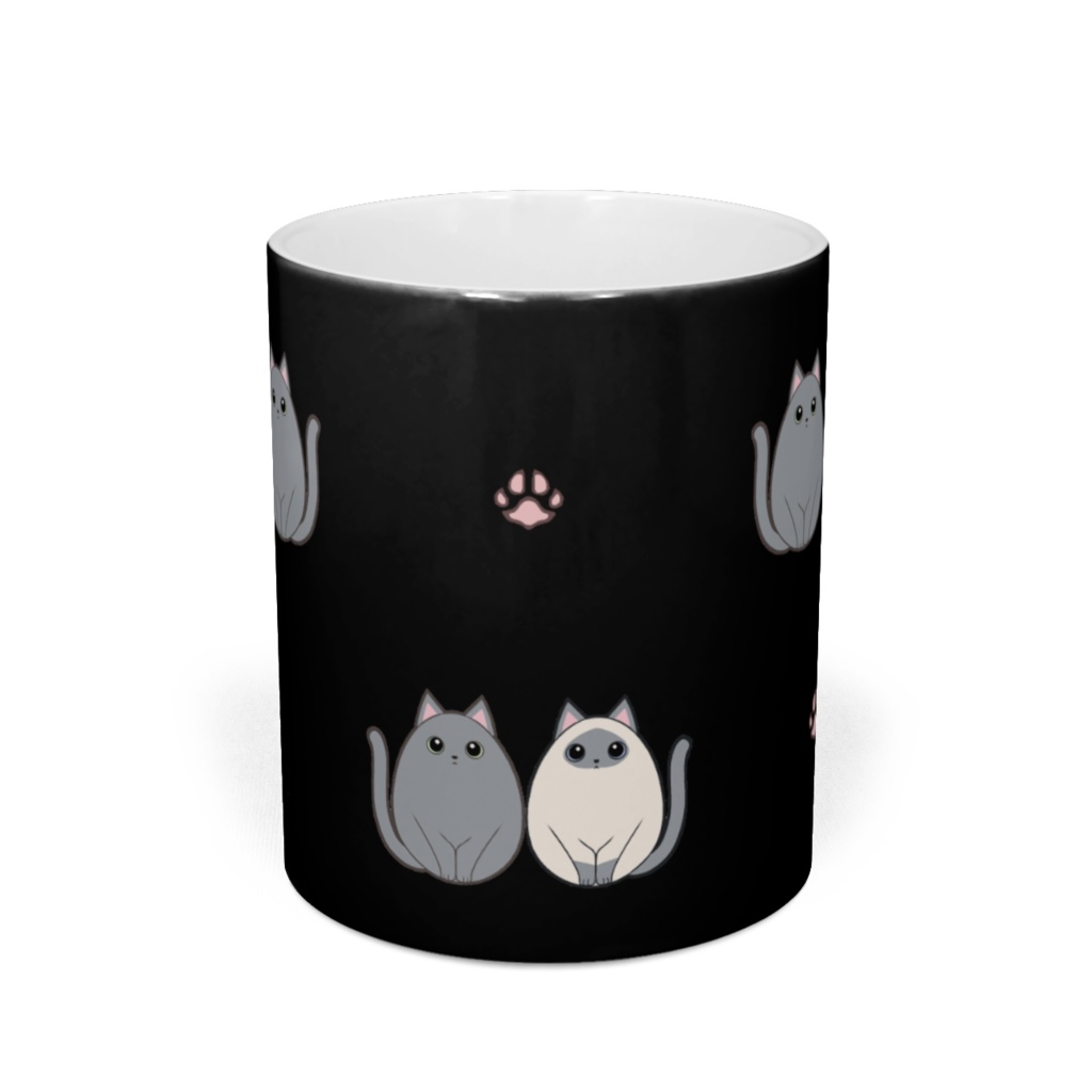 ロシアンブルーころねこマグ