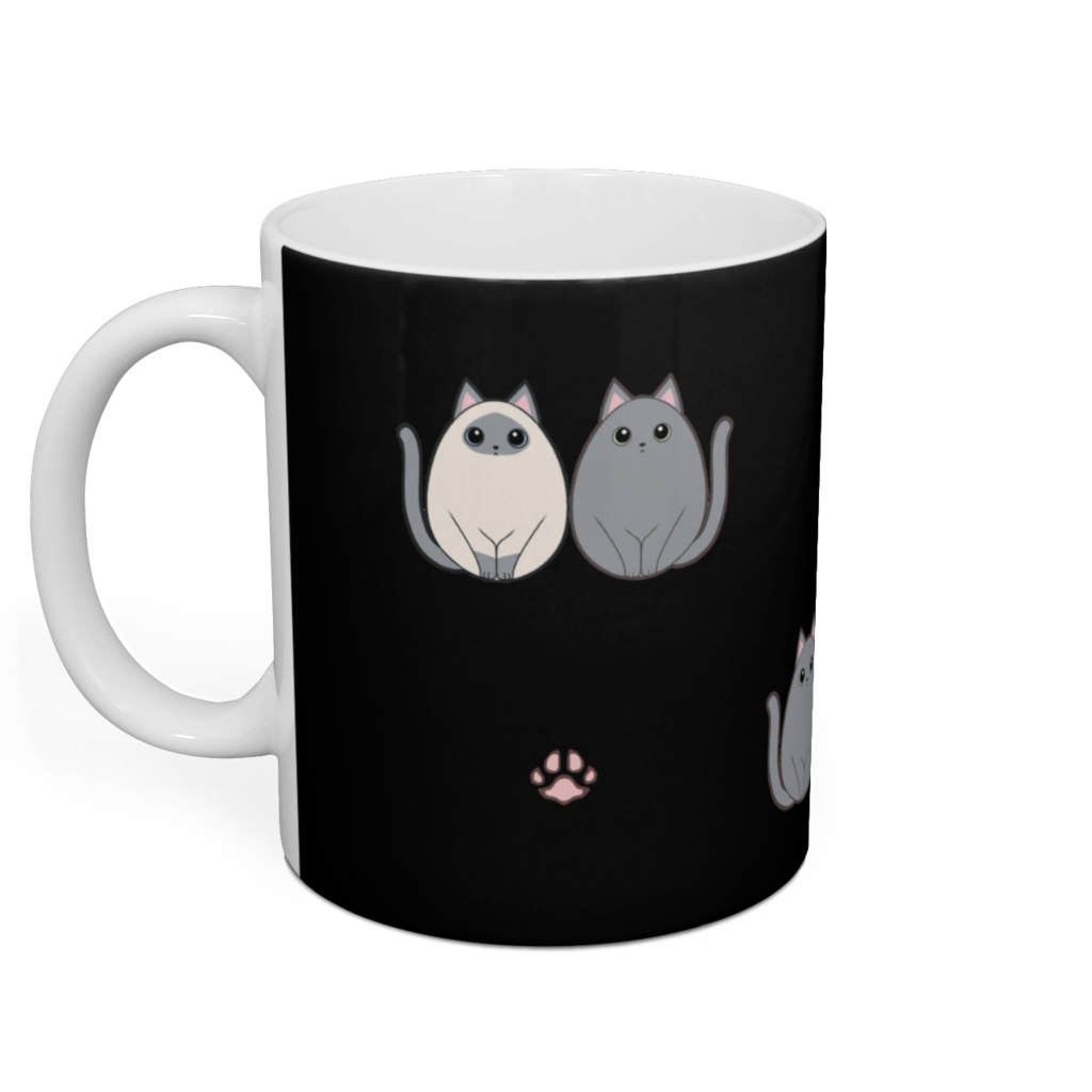 ロシアンブルーころねこマグ