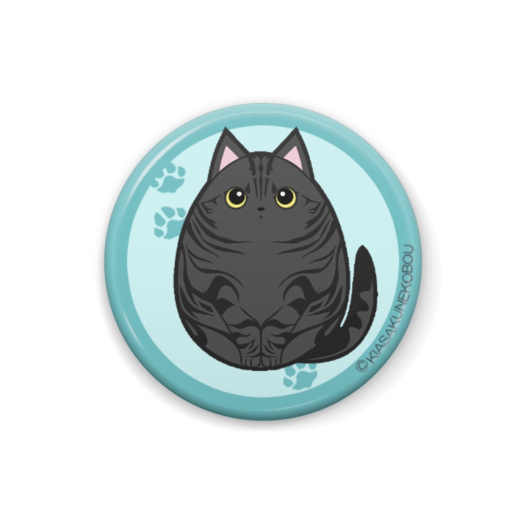 ころねこ缶バッジ<スモーク>