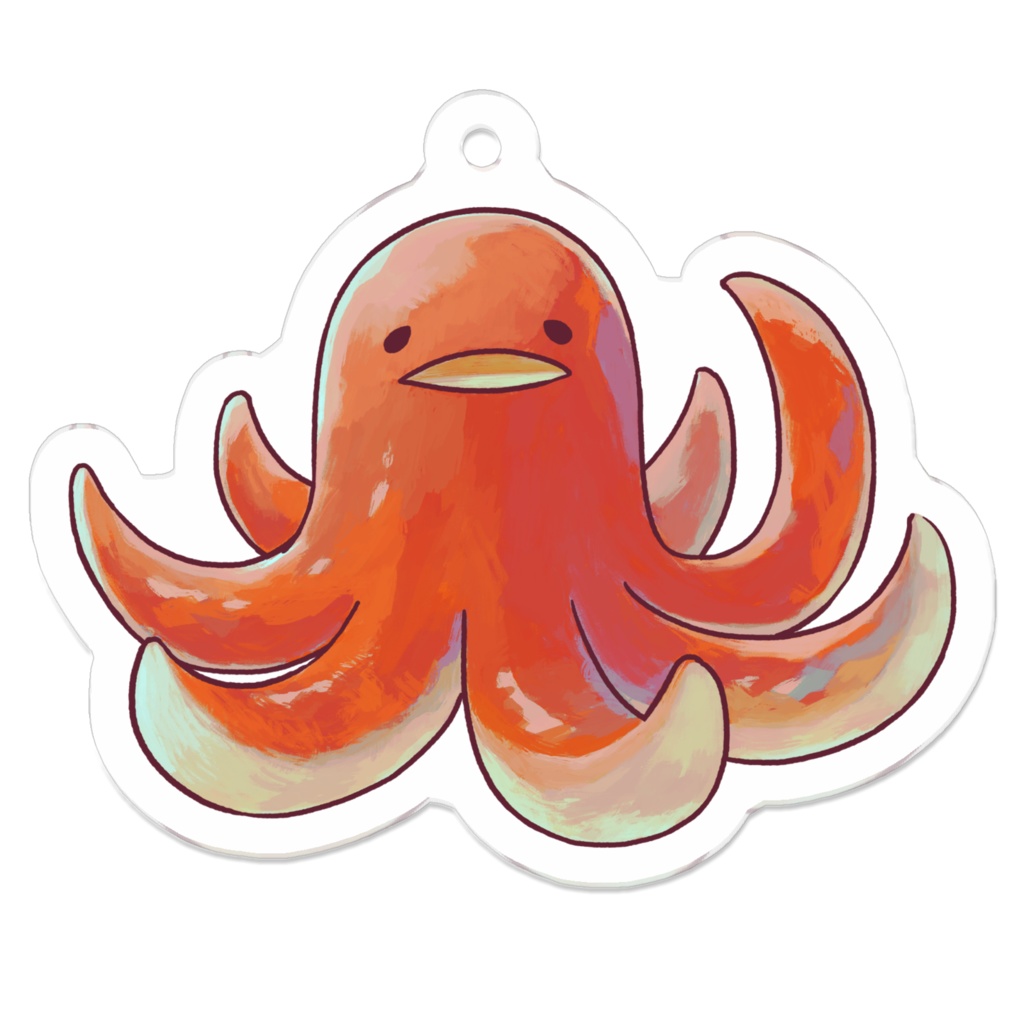 タコさんウィンナー1(紅) アクリルキーホルダー