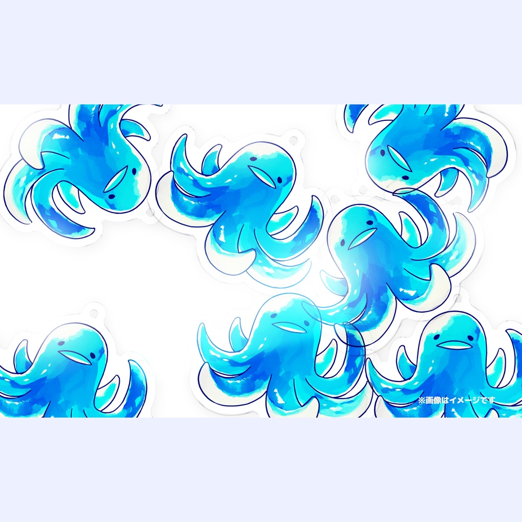 タコさんウィンナー1(水) アクリルキーホルダー