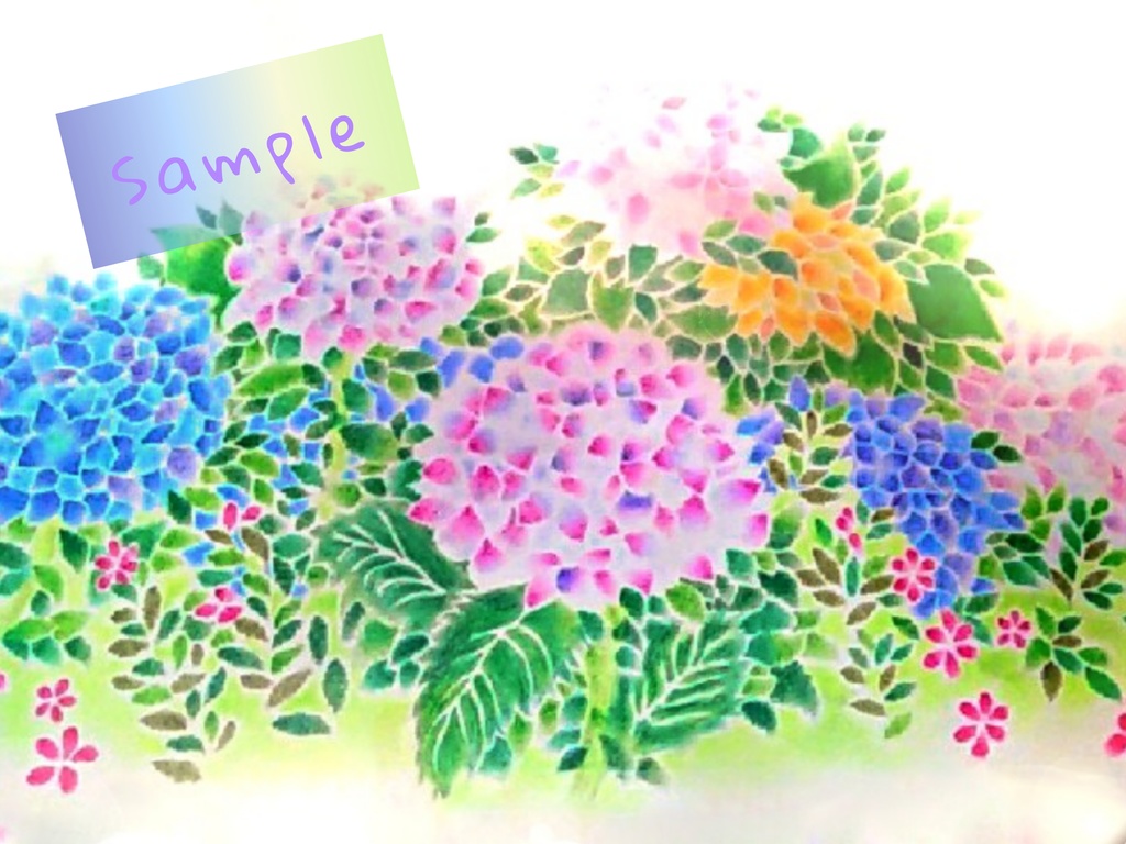 紫陽花 Hydrangea えりん個展 Booth