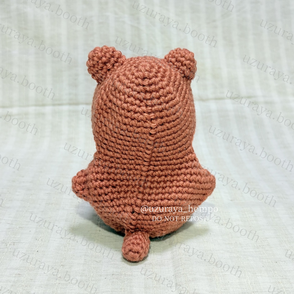 《12cmぬい・ぬい服》着ぐるみ くまさん②