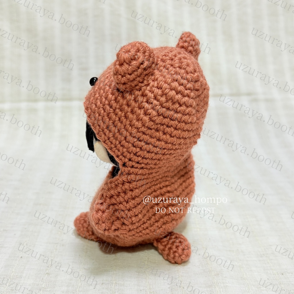 《12cmぬい・ぬい服》着ぐるみ くまさん②