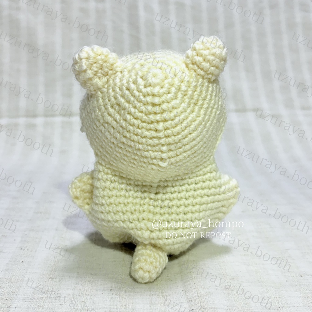 《12cmぬい・ぬい服》着ぐるみ くまさん③