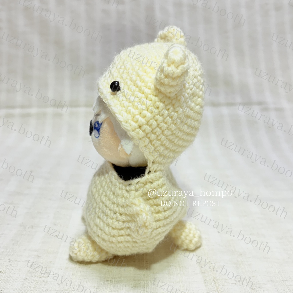 《12cmぬい・ぬい服》着ぐるみ くまさん③