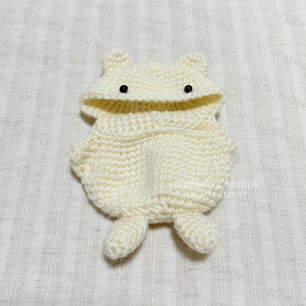 《12cmぬい・ぬい服》着ぐるみ くまさん③