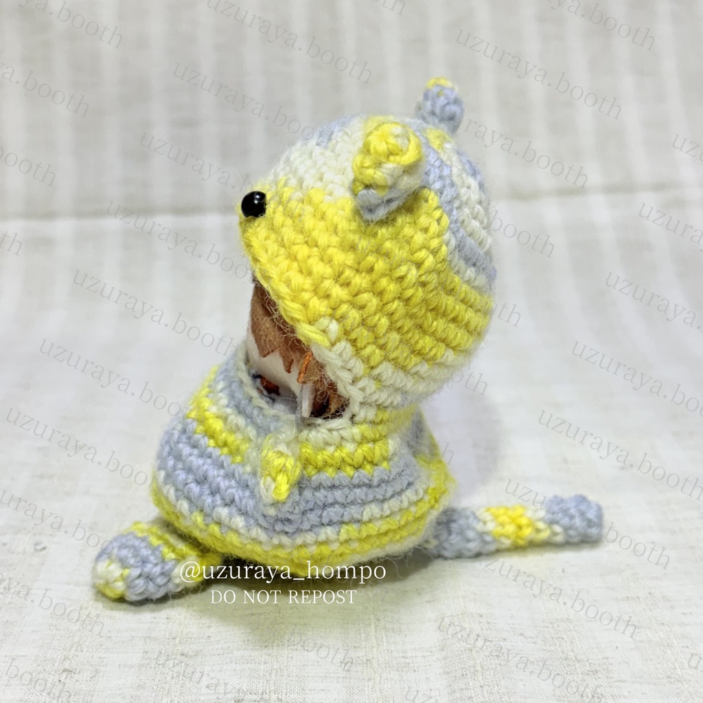 《10cmぬい・ぬい服》着ぐるみ ねこさん①