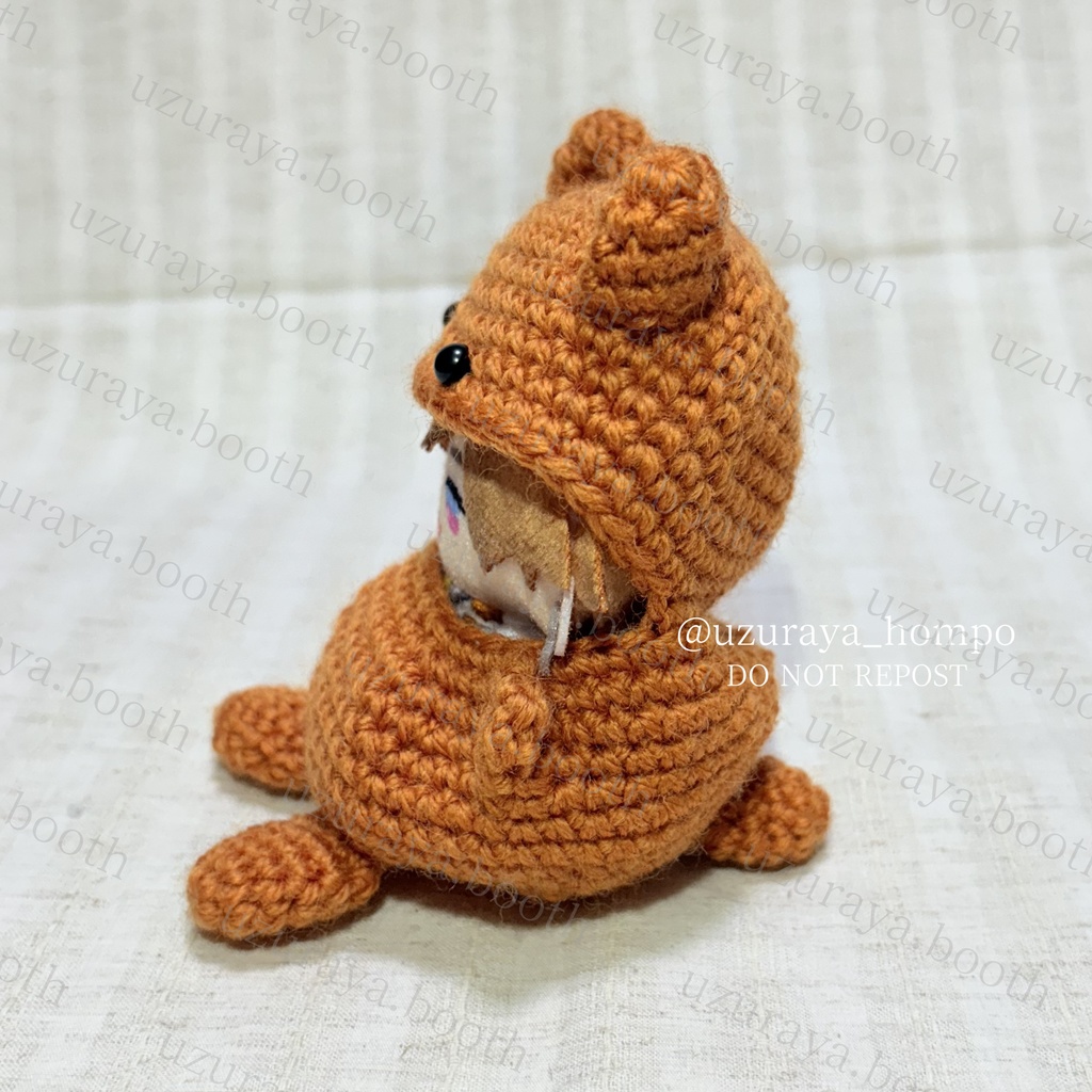 《10cmぬい・ぬい服》着ぐるみ くまさん③