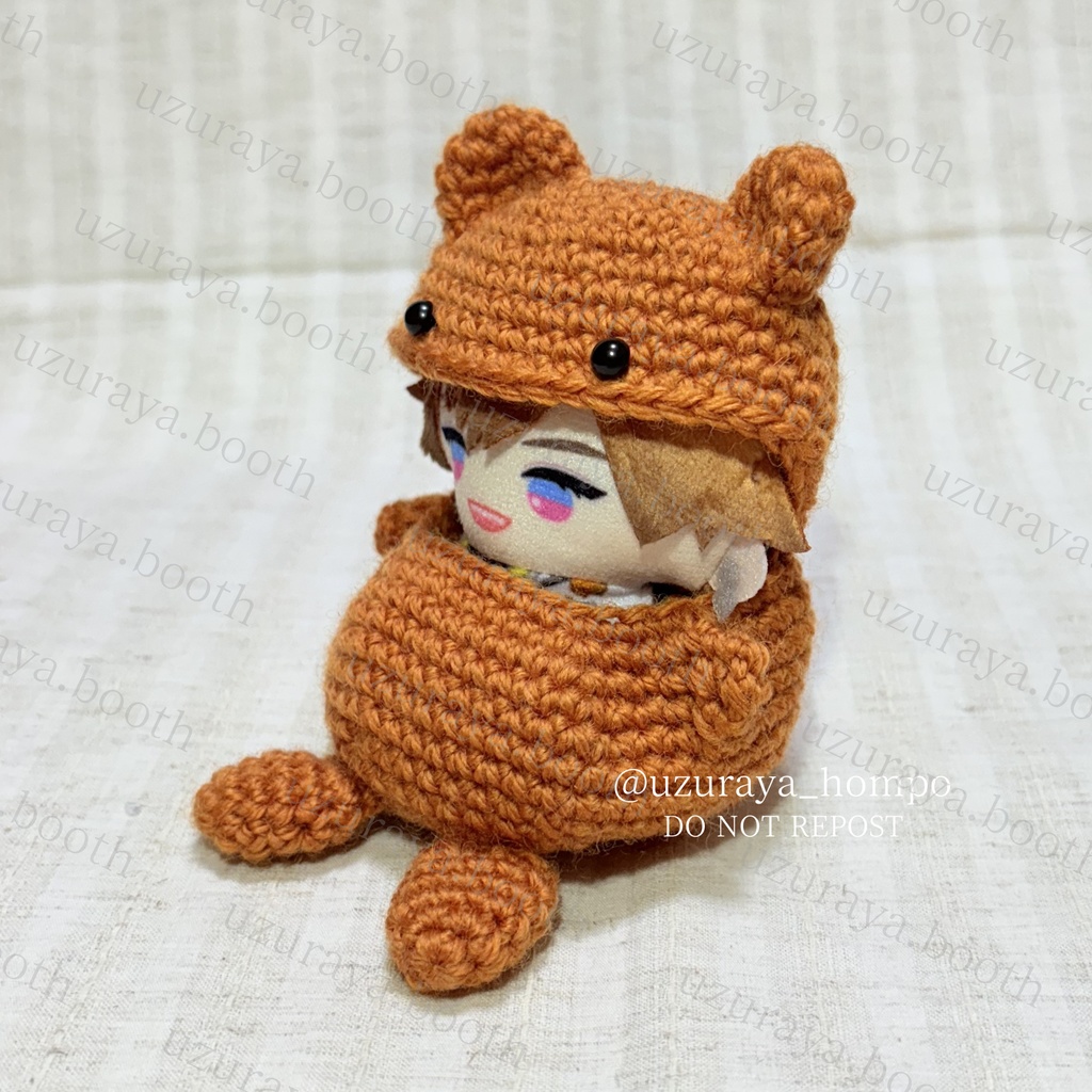 《10cmぬい・ぬい服》着ぐるみ くまさん③