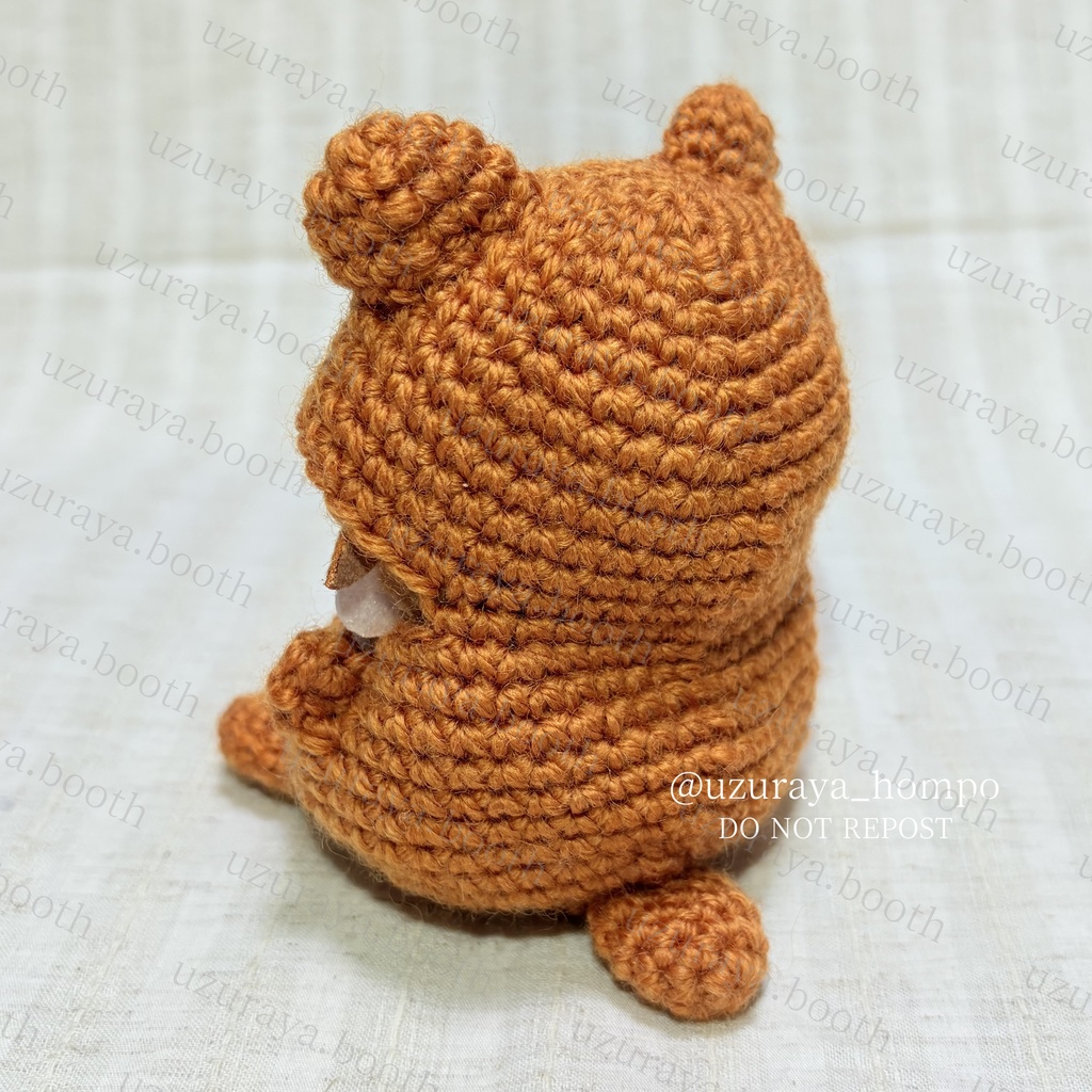 《10cmぬい・ぬい服》着ぐるみ くまさん③