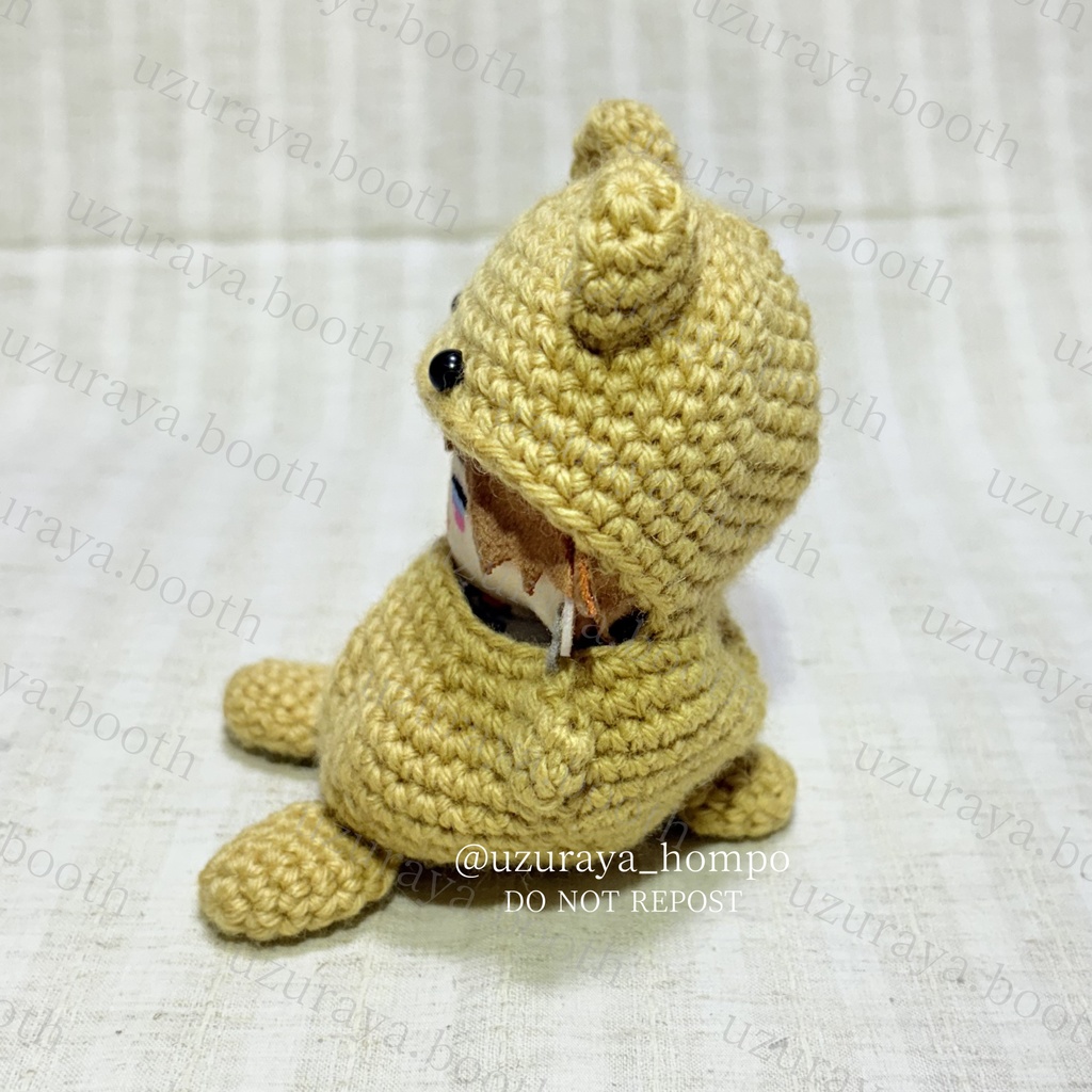 《10cmぬい・ぬい服》着ぐるみ くまさん⑤