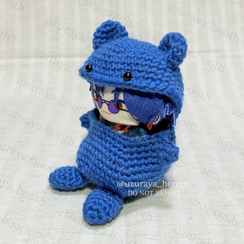 《10cmぬい・ぬい服》着ぐるみ くまさん⑥