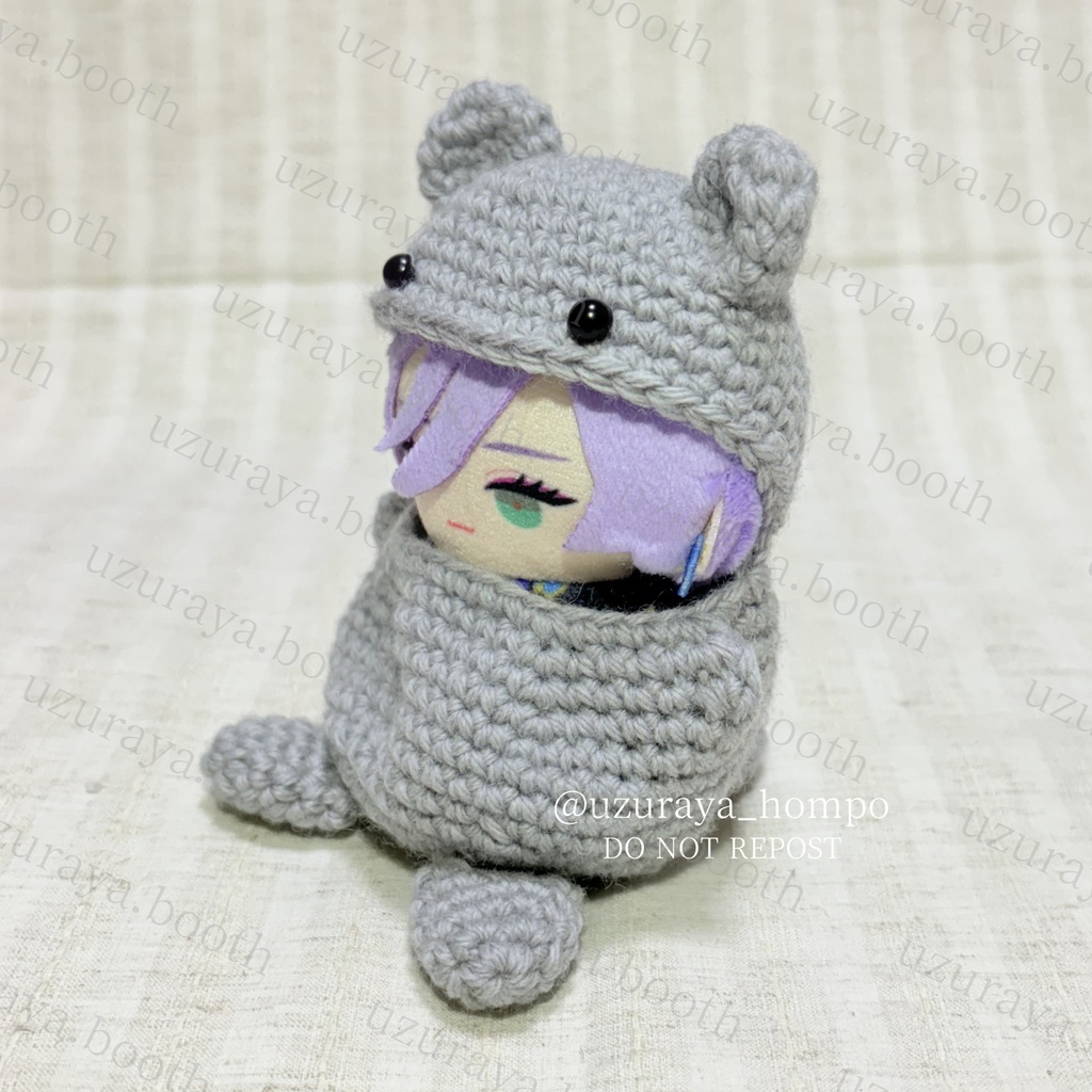 《10cmぬい・ぬい服》着ぐるみ くまさん⑦